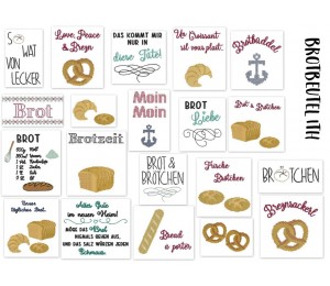 Stickserie - ITH Beutel Brot Liebe